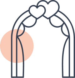 wedding arch icon